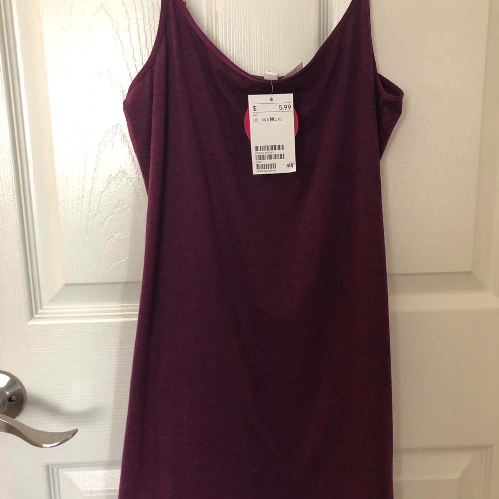 MAROON H&M BODYCON DRESS - size M - never worn